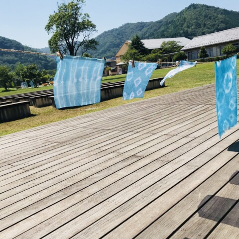 藍の生葉染めサムネイル