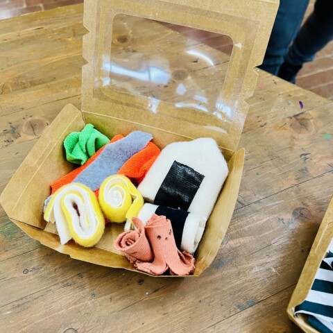 残り布（のこりぬの）でアートサムネイル