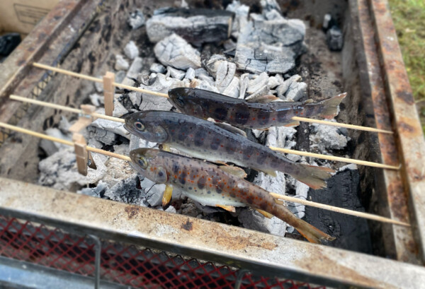 あまご塩焼き